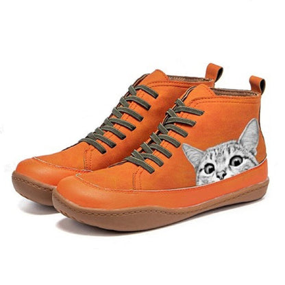 Botines ortopédicos de cuero para mujer KittyKicks