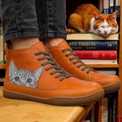 Botines ortopédicos de cuero para mujer KittyKicks