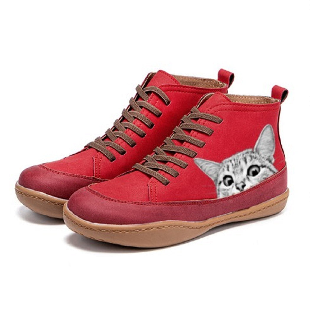 Botines ortopédicos de cuero para mujer KittyKicks