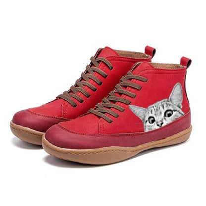 Botines ortopédicos de cuero para mujer KittyKicks