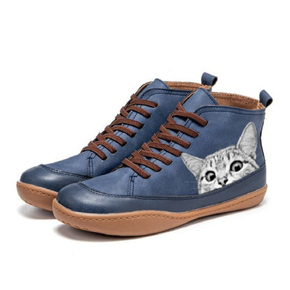 Botines ortopédicos de cuero para mujer KittyKicks