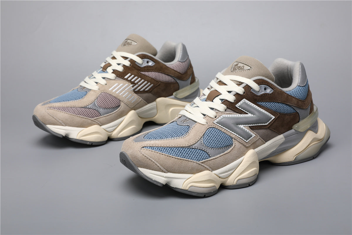 New Balance 9060 unisexsneakers bruna och blå