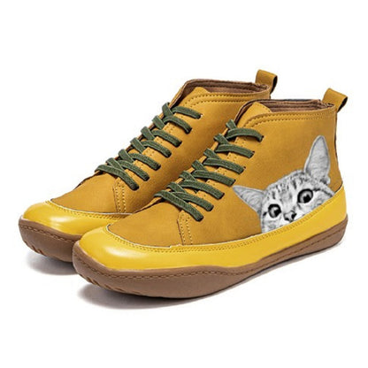 Botines ortopédicos de cuero para mujer KittyKicks