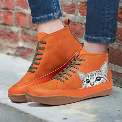 Botines ortopédicos de cuero para mujer KittyKicks