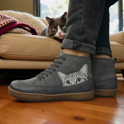 Botines ortopédicos de cuero para mujer KittyKicks