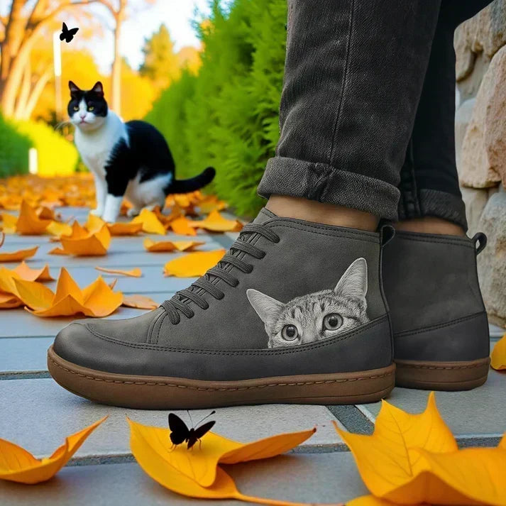 Botines ortopédicos de cuero para mujer KittyKicks