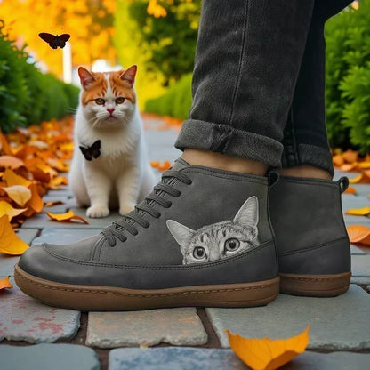 Botines ortopédicos de cuero para mujer KittyKicks