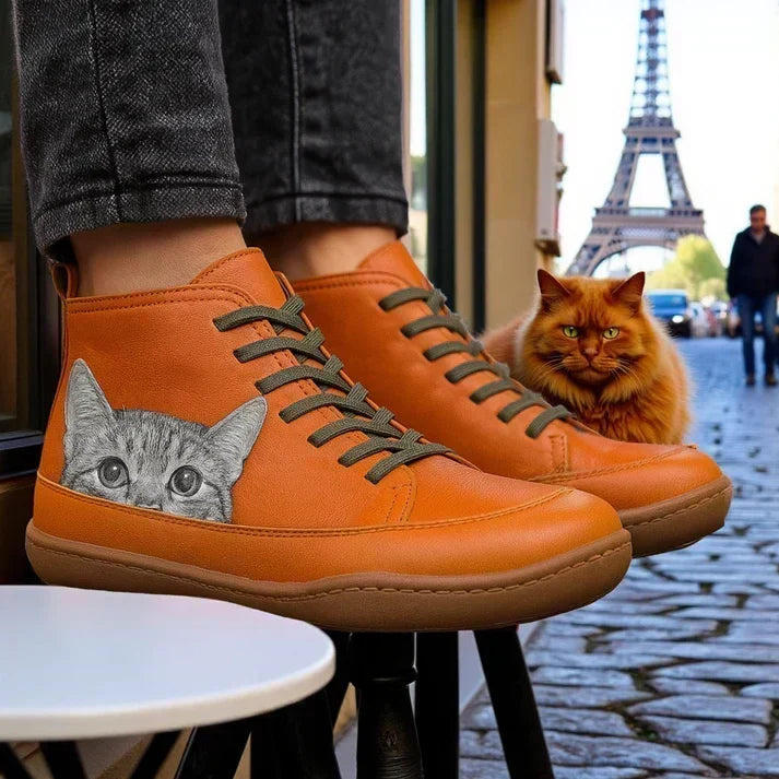 Botines ortopédicos de cuero para mujer KittyKicks